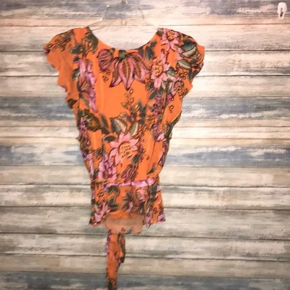 Farm Rio size small Adonia Pintucked size small Blouse - Picture 4 of 9